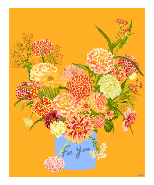 Flowers For You (11"x14" print)